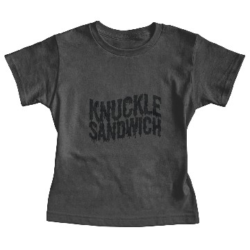 Discover Knuckle Sandwich Ringer Baby Tees