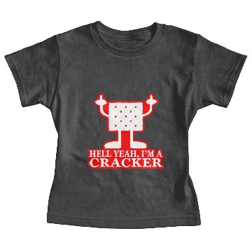 Discover Hell Yeah I’m A Cracker ©WhiteTigerLLC.com Baby Tees