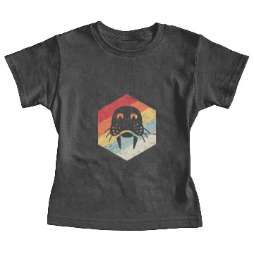 Discover Retro Vintage Walrus Icon Baby Tees