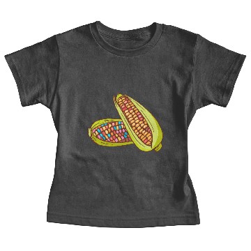 Discover Corn Maize Grain Cereals Baby Tees