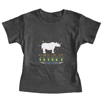 Discover RHINOS ARE JUST CHUBBY UNICORNS Baby Tees