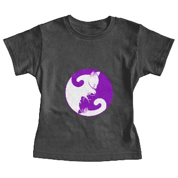 Discover Ying Yang Cat Baby Tees