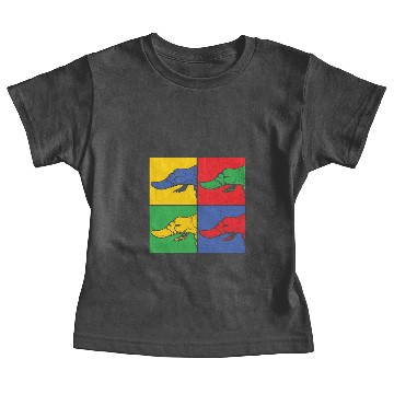 Discover Platypus Popart Baby Tees