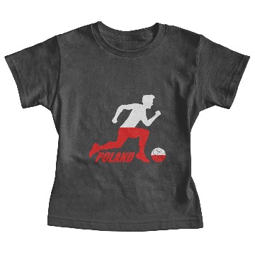 Discover poland poland text striker race goal shooting text Baby Tees