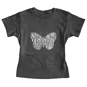 Discover artTS BATIK BUTTERFLY B&W Baby Tees