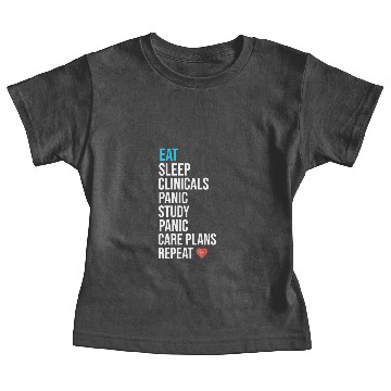 Discover Funny Cute Nursing Student Nurse Gift Baby Tees