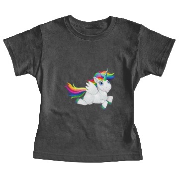 Discover Cute Rainbow Pony Baby Tees