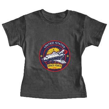 Discover Shuttle Logo Patch | Space Force Baby Tees
