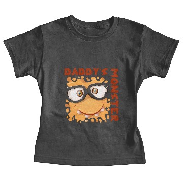 Discover Daddy's Monster - Orange Baby Tees