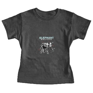 Discover Elephant Anatomy Baby Tees