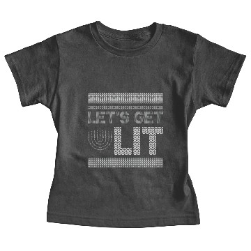 Discover Funny Hanukkah - Let's Get Lit Menorah - Humor Baby Tees