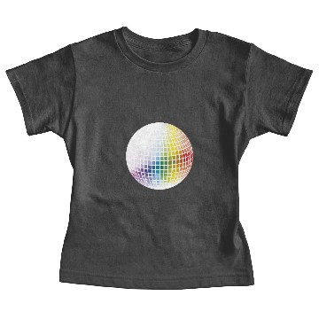 Discover Rainbow Disco Ball Baby Tees