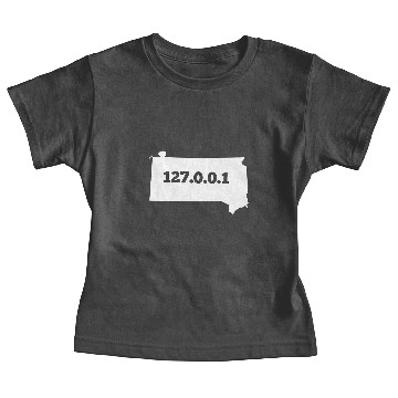 Discover South Dakota 127.0.0.1 Home Computer Nerd IP Address Baby Tees