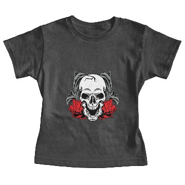 Discover Skull Roses Baby Tees