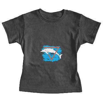 Discover Animal Print Gift Dolphin Baby Tees