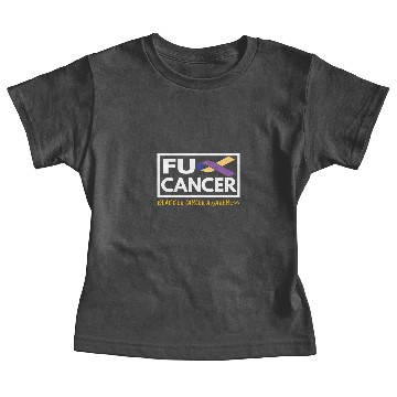 Discover Fck Cancer Baby Tees bladder cancer
