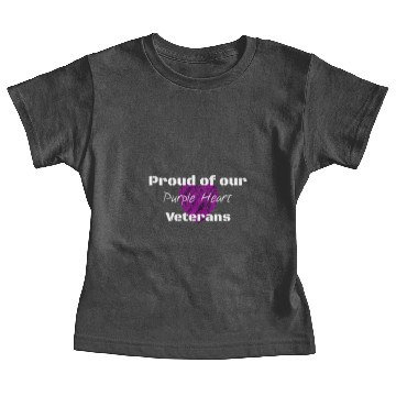 Discover Purple Heart Baby Tees