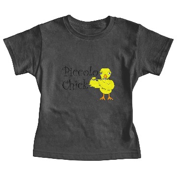 Discover Piccolo Chick Text Baby Tees