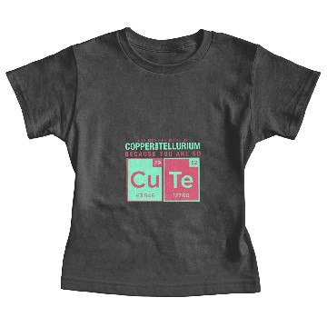 Discover copper tellurium cute chemistry joke element Baby Tees