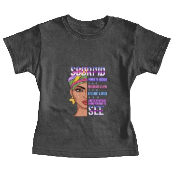 Discover Scorpio Melanin Queen Baby Tees