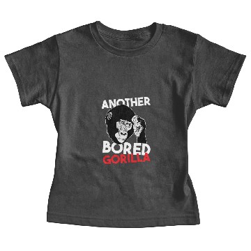 Discover Bored Gorilla Monkey Ape gift Baby Tees