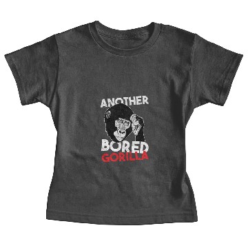 Discover Bored Gorilla Monkey Ape gift Baby Tees