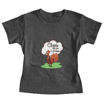 Discover Gobble Till You Wobble Baby Tees