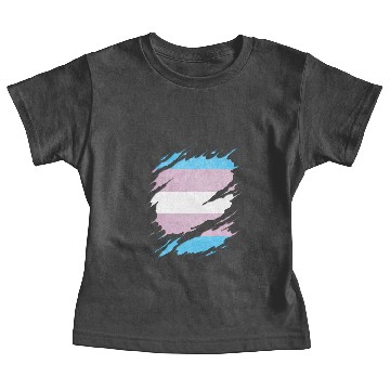 Discover Transgender Pride Flag Ripped Reveal Baby Tees
