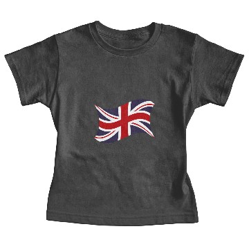 Discover England Union Jack flag Queen Baby Tees