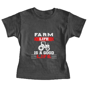 Discover Tractor agriculture farmer tug acre engine Farmer Baby Tees