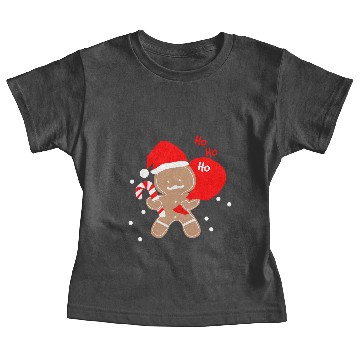 Discover Ho Ho Ho gingerbread man Baby Tees