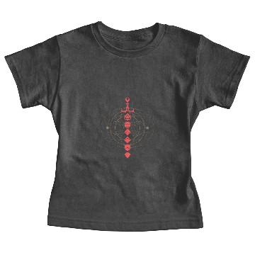 Discover Dungeon Armory's Dice Set Sword Red Tabletop RPG Baby Tees