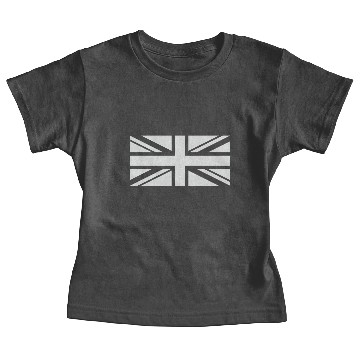 Discover Black Union Jack Baby Tees