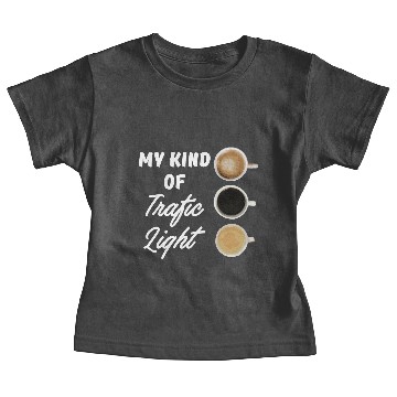 Discover Coffee traffic light Baby Tees