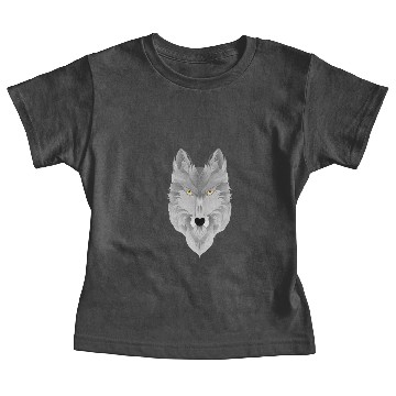 Discover Wolf Head Animal Baby Tees