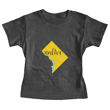 Discover Vector Map of Washington DC: native & capitol dome Baby Tees