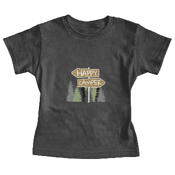 Discover Happy Camper Camping Baby Tees