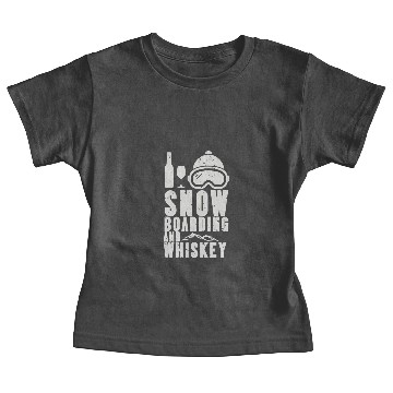 Discover Snowboard Wintersports Boarder Snow Boarding Baby Tees