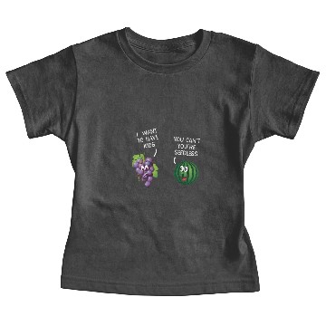 Discover Funny Food Design - Grape & Melon Baby Tees