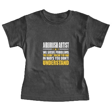 Discover Airbrush Artist Solving Problems Gift Baby Tees