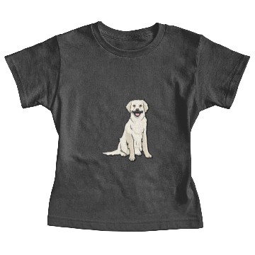 Discover GOLDEN RETRIEVER WITH MUSTACHE Baby Tees