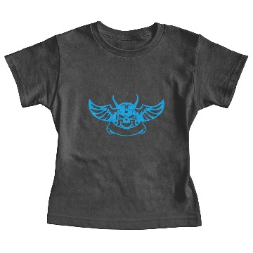 Discover angry bird skull Baby Tees
