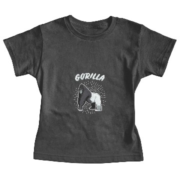 Discover Gorilla ape primate human king kong silverback Baby Tees