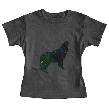 Discover Galaxy wolf Baby Tees