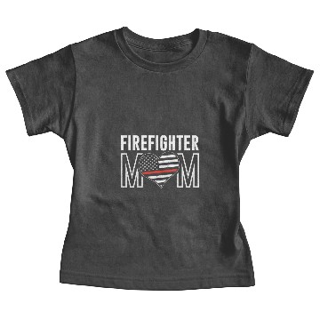 Discover Firefighter Mom Firewoman Gift Baby Tees