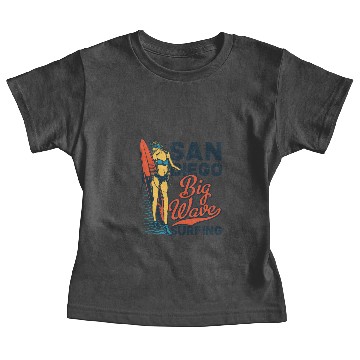 Discover San Diego Big Wave Baby Tees