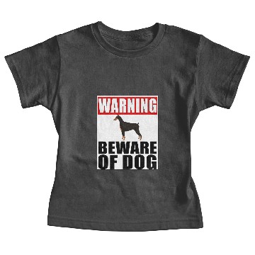 Discover Warning Doberman Beware Of Dog Baby Tees