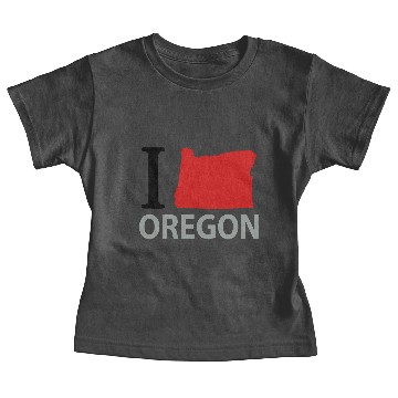 Discover I love Oregon Baby Tees