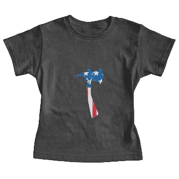 Discover Fire Brigade | Flag Axe Fireman Fire Fighter Baby Tees