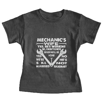Discover mechanic, wife, job jobs work03 Baby Tees